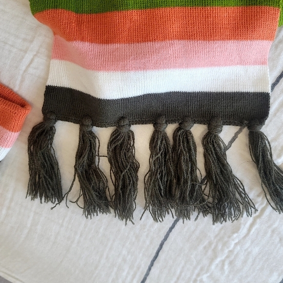 NEW Striped winter scarf and matching beanie - Picture 9 of 10